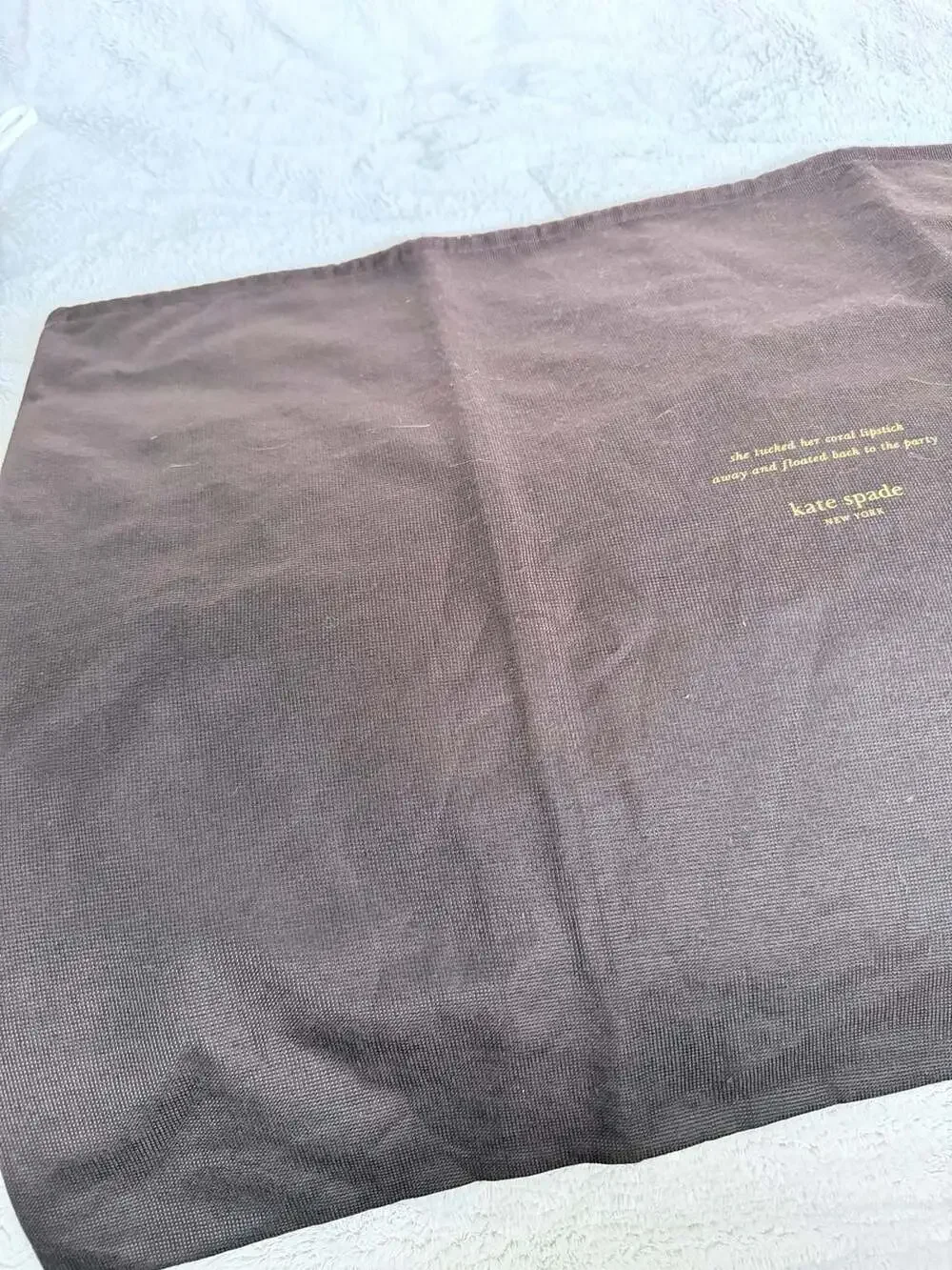 Kate Spade New York Fabric Dust Storage Bag with Drawstring